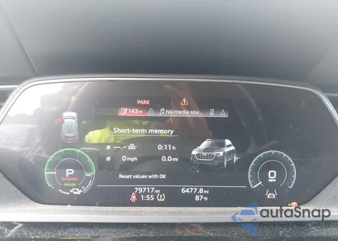 2021 Audi E-Tron Premium Plus Quattro from USA, damaged, VIN WA1LAAGEXMB037787